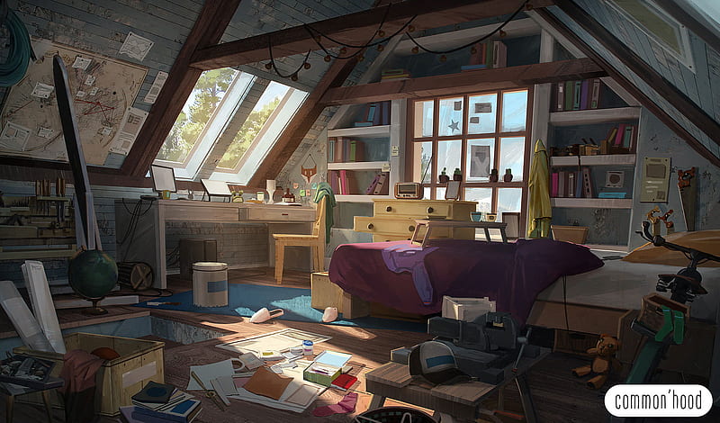 Anime, Room, Interior â¢ For You, Aesthetic Anime Room, HD wallpaper